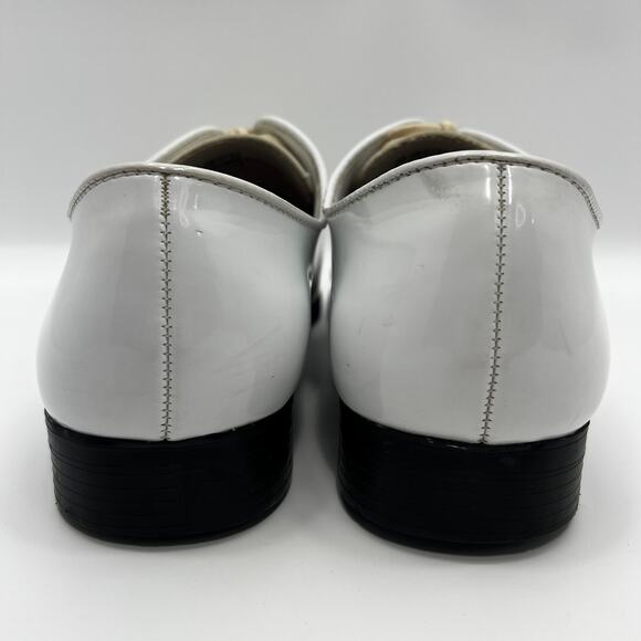 Frederico Leone Max White Upper Round Toe Derby Men 12M Dress Shoes - Picture 3 of 9